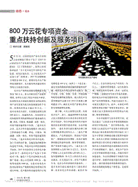 800萬(wàn)云花專(zhuān)項(xiàng)資金重點(diǎn)扶持創(chuàng)新及服務(wù)項(xiàng)目