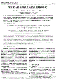 油菜素內(nèi)酯誘導(dǎo)黃瓜幼苗抗灰霉病研究