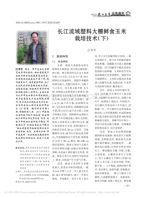 長江流域塑料大棚鮮食玉米栽培技術（下）.pdf