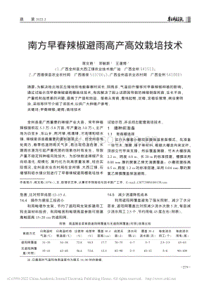 南方早春辣椒避雨高產(chǎn)高效栽培技術(shù).pdf