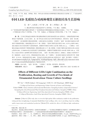不同 LED 光質(zhì)組合對兩種觀賞石斛組培及生長影響.pdf