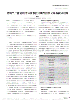 植物工廠作物栽培環(huán)境下微環(huán)境與數字化平臺技術研究.pdf