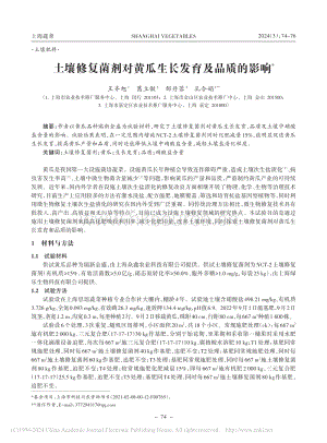 土壤修復(fù)菌劑對(duì)黃瓜生長(zhǎng)發(fā)育及品質(zhì)的影響_王齊旭.pdf